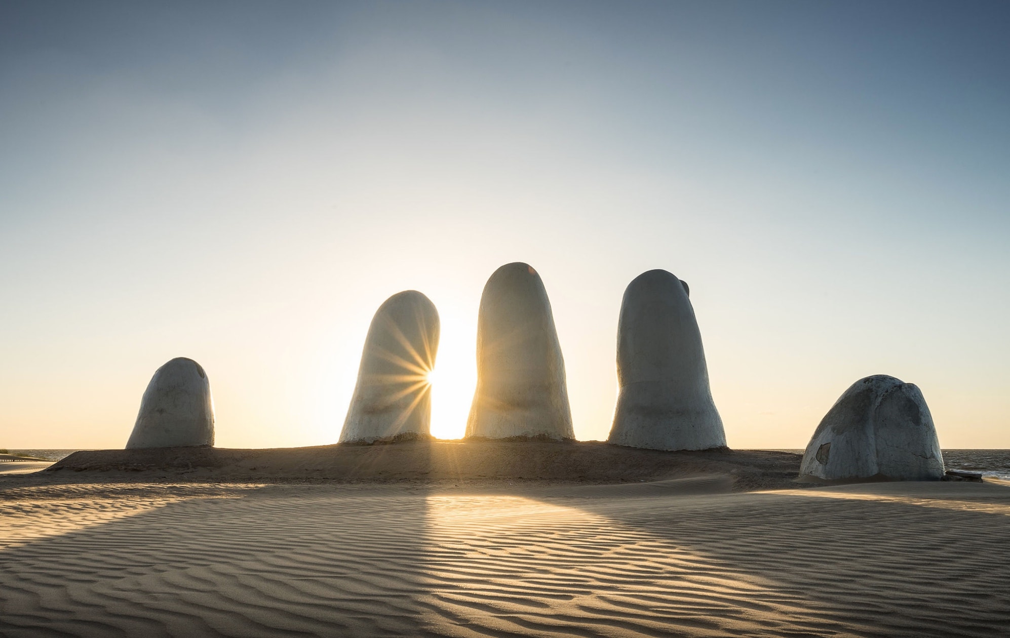 Esperando la hora mágica Punta del Este en Uruguay